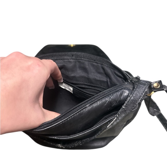 Black Studded Shoulder Bag - Picture 4 of 4